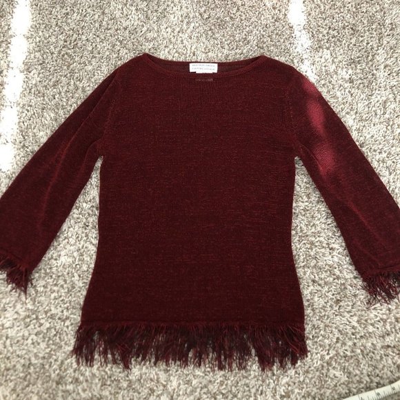 beechers brook for fairweather blouse size small Petit Fringe Bottom Festival - Picture 1 of 6